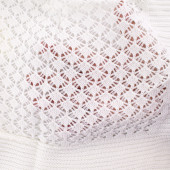Бебешкo плетено одеялце - пелена 90 х 80 см 3