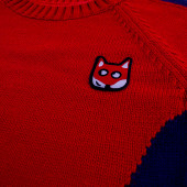 Детски пуловер в червено за момчета