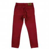 Памучен панталон за момчета в цвят вишна (2 - 7 год.) 2