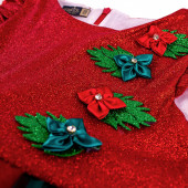 Коледна рокля с диадема "Коледна феерия" (5 - 8 год.) 3