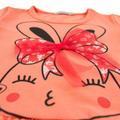Блуза за момичета в корал (1 - 3 год.) 2