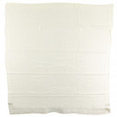 Плетено одеялце - пелена в екрю 90 х 100 см 3