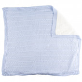 Термопелена - одеялце от плетиво и пухена подплата 100 х 85 см 3