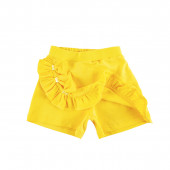 Пола-панталон в жълто с панделки (2 - 10 год.) 2