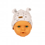 Бебешка трикотажна шапка с ушички 2