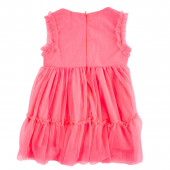 Лятна рокля в електриково розово "Бояна" 2