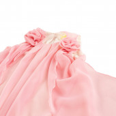 Лятна рокля "Ваня" в розово с воали (3 - 5 год.)