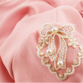 Детска рокля "Лея" в цвят опушено розово 2