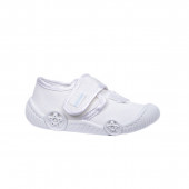 Анатомични дишащи текстилни обувки за момчета в бяло 3