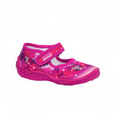 Анатомични дишащи текстилни обувки за момичета в наситено розово 2