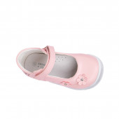 Анатомични обувки за момичета  в розово с цветенца 2