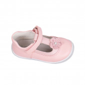 Анатомични обувки за момичета в розово с цветенце 2