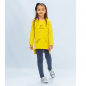 Детска туника за момичета в жълто (8 - 10 год.) 2