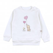 Бебешки комплект в екрю и розов меланж 2