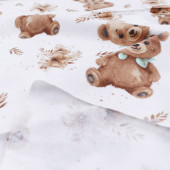 Бебешка бархетна пелена 80/80 см "Bear" 3