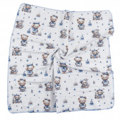 Бебешка бархетна пелена 80/80 см ''Моряче" 2