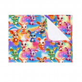 Бебешка двупластова пелена "Sweet bunnies" 80 х 80 см 3
