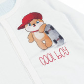 Бебешка двупластова жилетка "Cool boy" 4