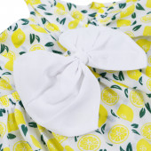 Бебешка рокля с капела "Yellow lemon" 7