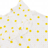 Бебешка ефирна рокля на точки 3