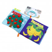 Бебешка мека книжка "Fruits" 16 х 15 см 2