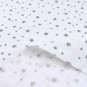 Бебешка муселинова пелена "Silver stars" 80 х 80 см 5