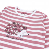 Бебешка памучна блуза "Best wishes" 3