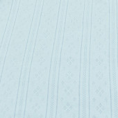 Бебешка ажурена пелена в синьо 80 х 75 см 4