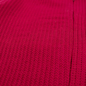 Бебешка рокля от плетиво в червено 5
