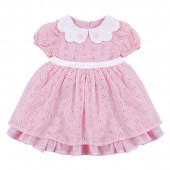 Бебешка рокля от рязана дантела "Кари" 3
