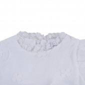 Бебешка рокля с ефирна пандела 3