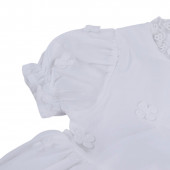 Бебешка рокля с ефирна пандела 4