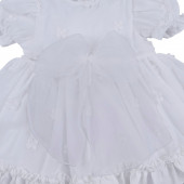 Бебешка рокля с ефирна пандела 7