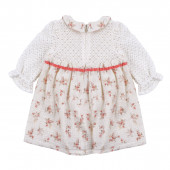 Бебешка рокля с лента за глава "Поли" 3