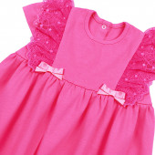 Бебешка рокля ''Сандра'' в циклама 2