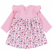 Бебешка памучна рокля ''Розова приказка'' 5