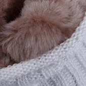 Бебешки буйки от естествена кожа в кафяво 4