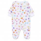 Бебешки памучен ромпър с цип ''Happy girl'' 3