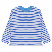 Бебешки дънков гащеризон с блуза  3