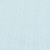 Бебешки комплект от памучен ажур в синьо 4