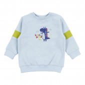 Бебешки комплект "Little dino" в светлосиньо и зелено 2