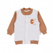 Бебешки комплект от 3 части "Cool" в млечно кафяво 2