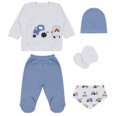 Бебешки комплект от 5 части "Machines" 2