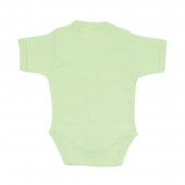 Бебешки памучен комплект в зелено 3