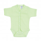 Бебешки памучен комплект в зелено 2