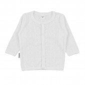 Бебешки комплект от памучен ажур в екрю 2