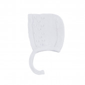 Бебешки комплект от памучно плетиво в бяло 5