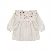 Бебешки комплект с бродерия и къдрички 2