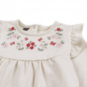 Бебешки комплект с бродерия и къдрички 4