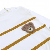 Бебешки комплект в екрю и горчица "Bear" 4